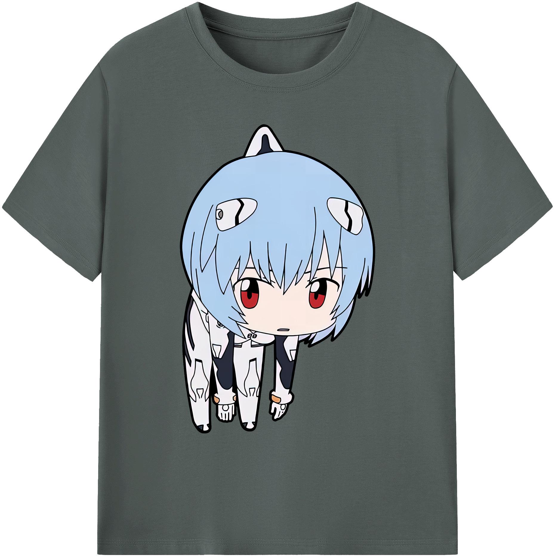 （画像用） EVA 新世紀エヴァンゲリオン 綿100％ メンズ半袖Tシャツ｜肌触りやわらか＆通気性